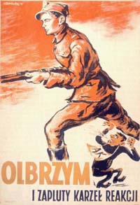 Armia Krajowa ukazana przez sowiecką propagandę jako zapluty karzeł reakzji