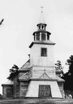Kościół na Podolu wybudowany w 1938 r. przez żołnierzy z Brygady Korpusu Ochrony Pogranicza 'Podole'